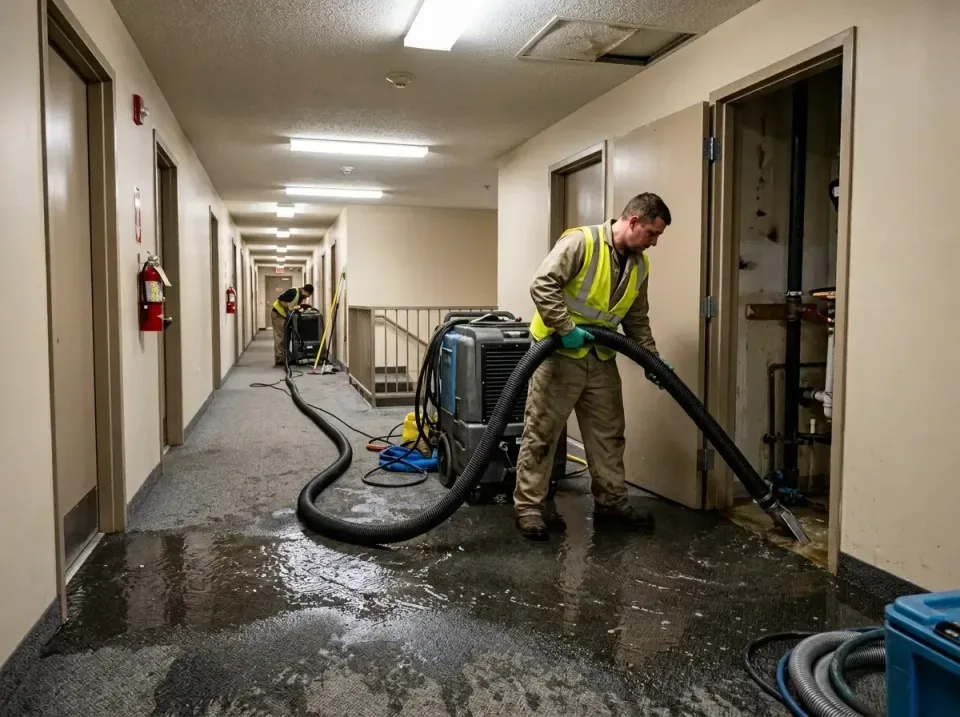 multi-unit-apartment-hallway-f-005 — frequently asked questions, Emergency Burst Pipe Water Extraction & Removal in Benson,…